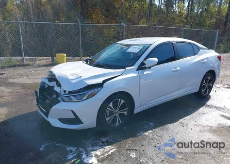 2022 Nissan Sentra Sv Xtronic Cvt z USA, uszkodzony, nr VIN 3N1AB8CVXNY317529